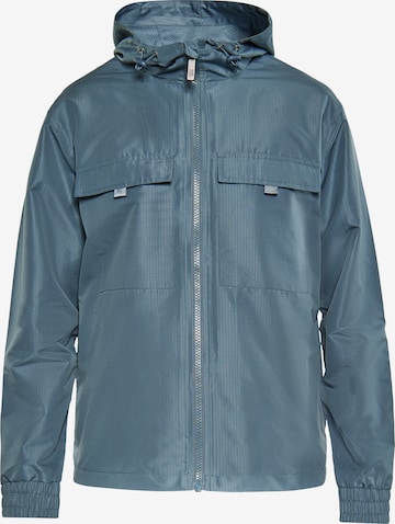 Mo ATHLSR Between-Season Jacket in Blue: front