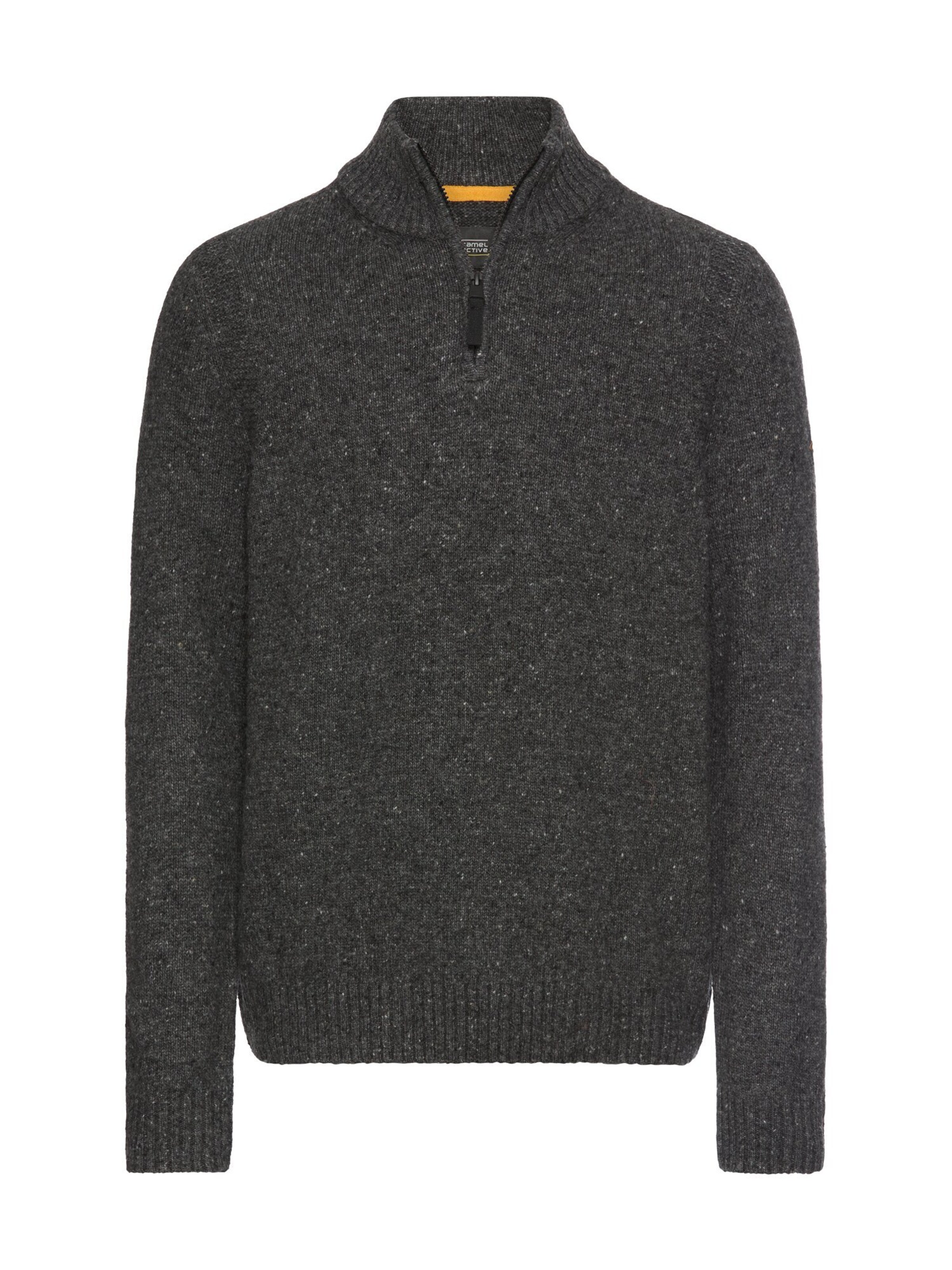 CAMEL ACTIVE Sweater in Black: front