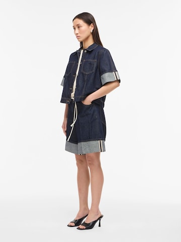 Loosefit Jean ROUGE EDIT en bleu