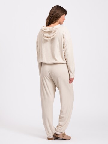Lykkeland Atelier Hoodie 'soft' in Beige