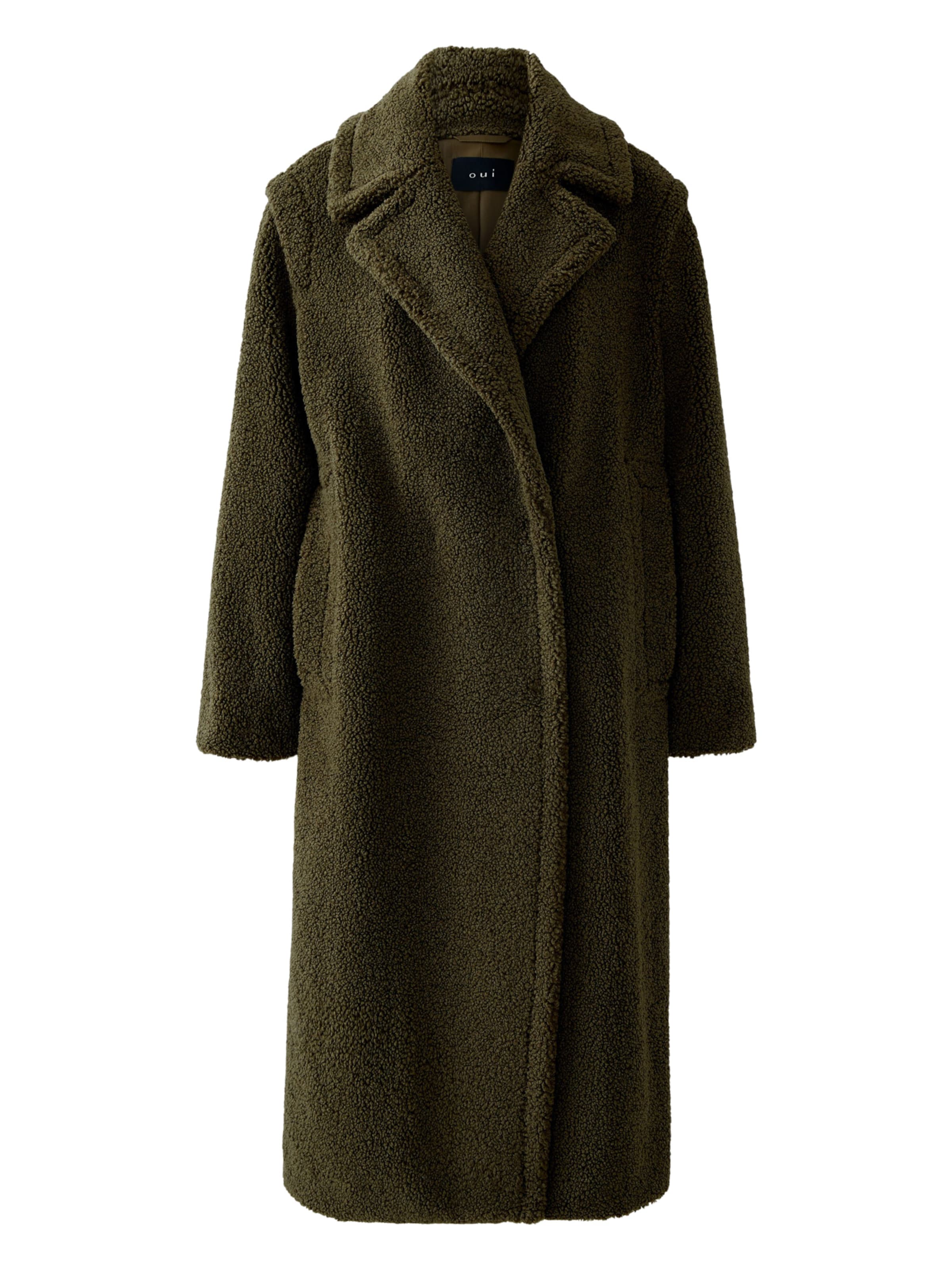 OUI Winter Coat in Green: front
