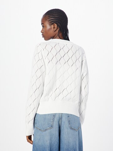 Pepe Jeans Knit Cardigan 'FLORA' in White