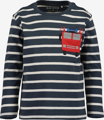 T-Shirt BLUE SEVEN en bleu : devant