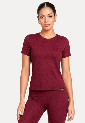 Smilodox T-Shirt ' Velvara ' in Rot: Vorderseite