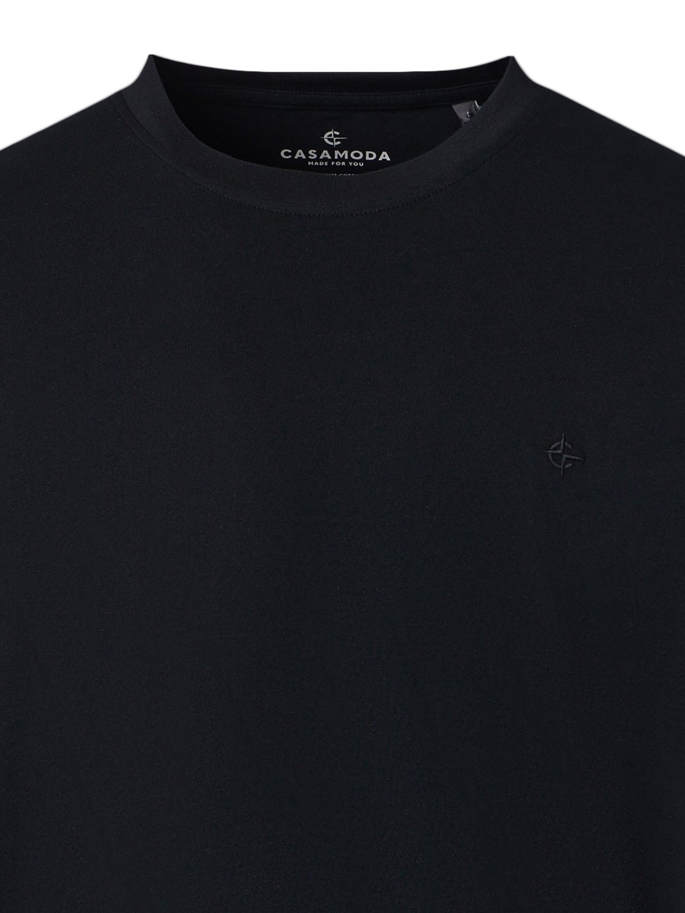 CASAMODA Shirt 'Basic' in Black