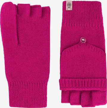Roeckl Fingerless Gloves ' Essentials ' in Pink: front