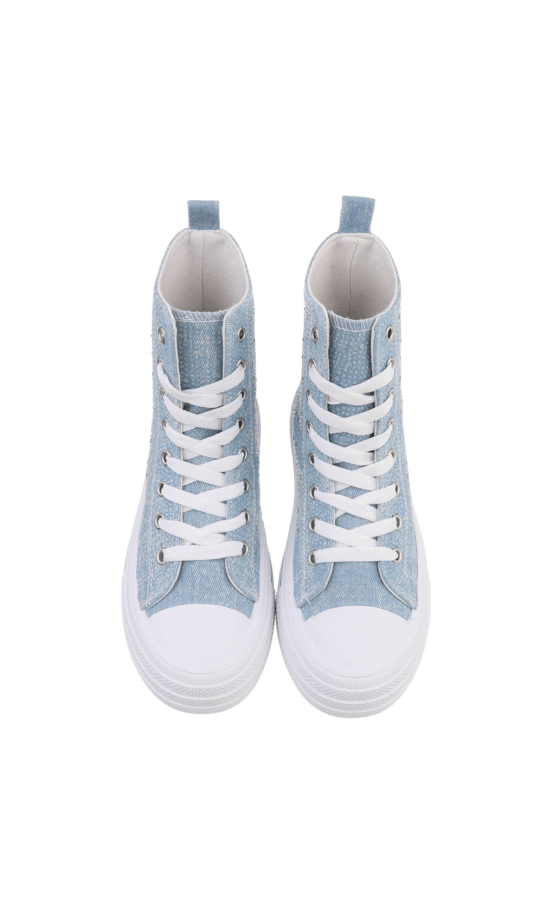Ital-Design High-Top Sneakers in Blue