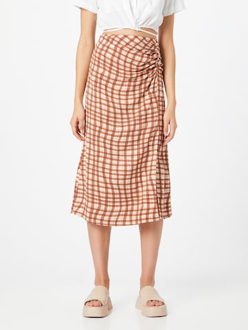 Compania Fantastica Rok 'Falda' in Bruin: voorkant