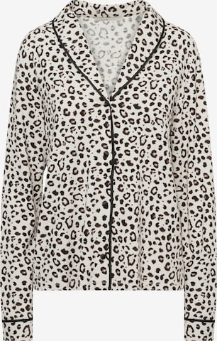 Hey Honey Pyjama 'Long Pyjama Set' in Beige: Vorderseite