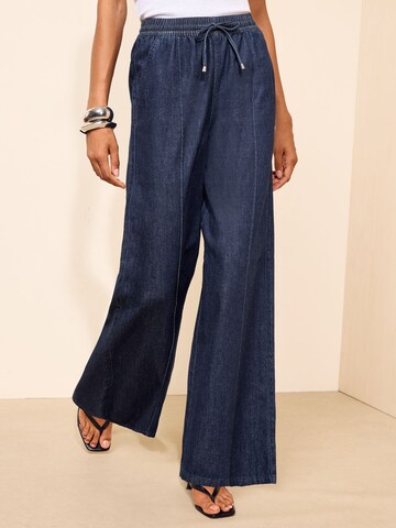 Friends Like These Wide leg Jeans in Blauw: voorkant