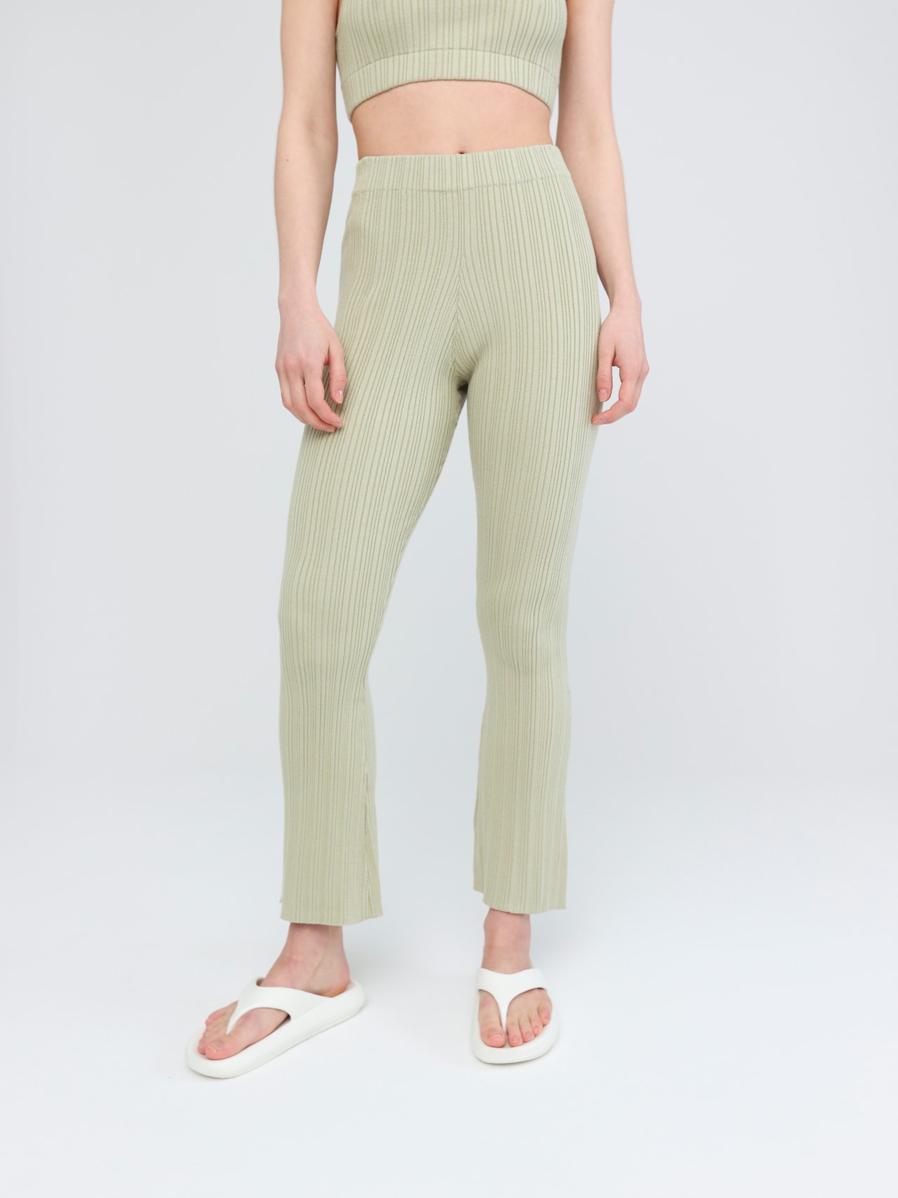 EDITED Pantaloni 'Mavis' verde chiaro