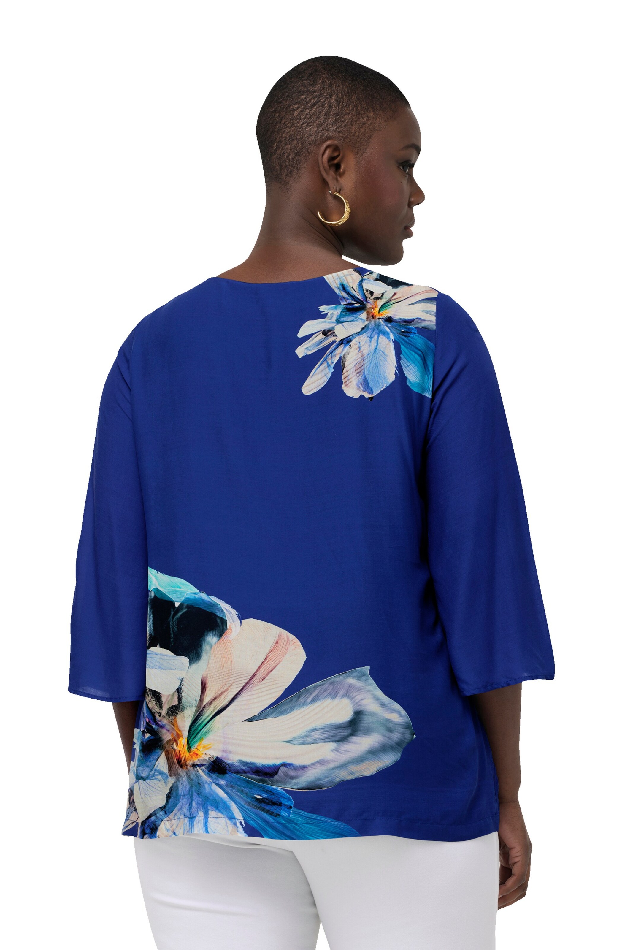 Ulla Popken Bluse in Blau