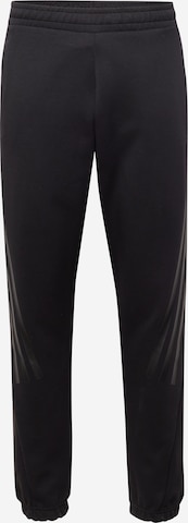 ADIDAS SPORTSWEAR Zúžený strih Športové nohavice 'Future Icons 3-Stripes' - Čierna: predná strana