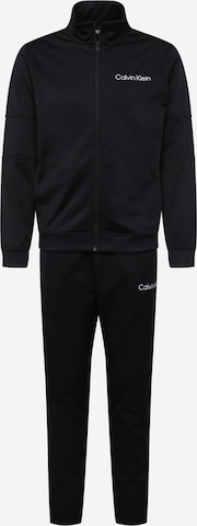 Calvin Klein Sport Joggingpak in Zwart: voorkant