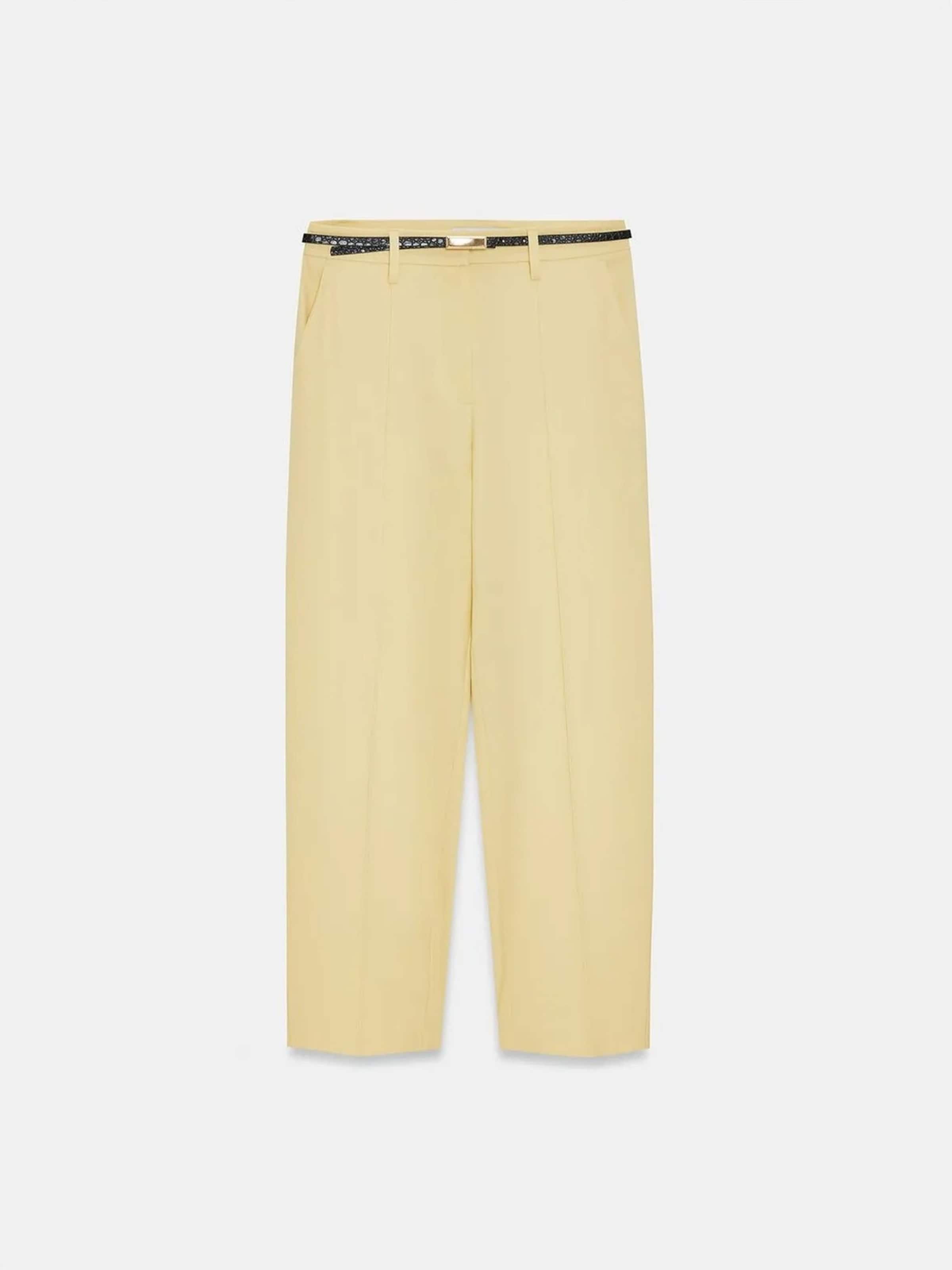 Regular Pantalon Dilvin en jaune : devant