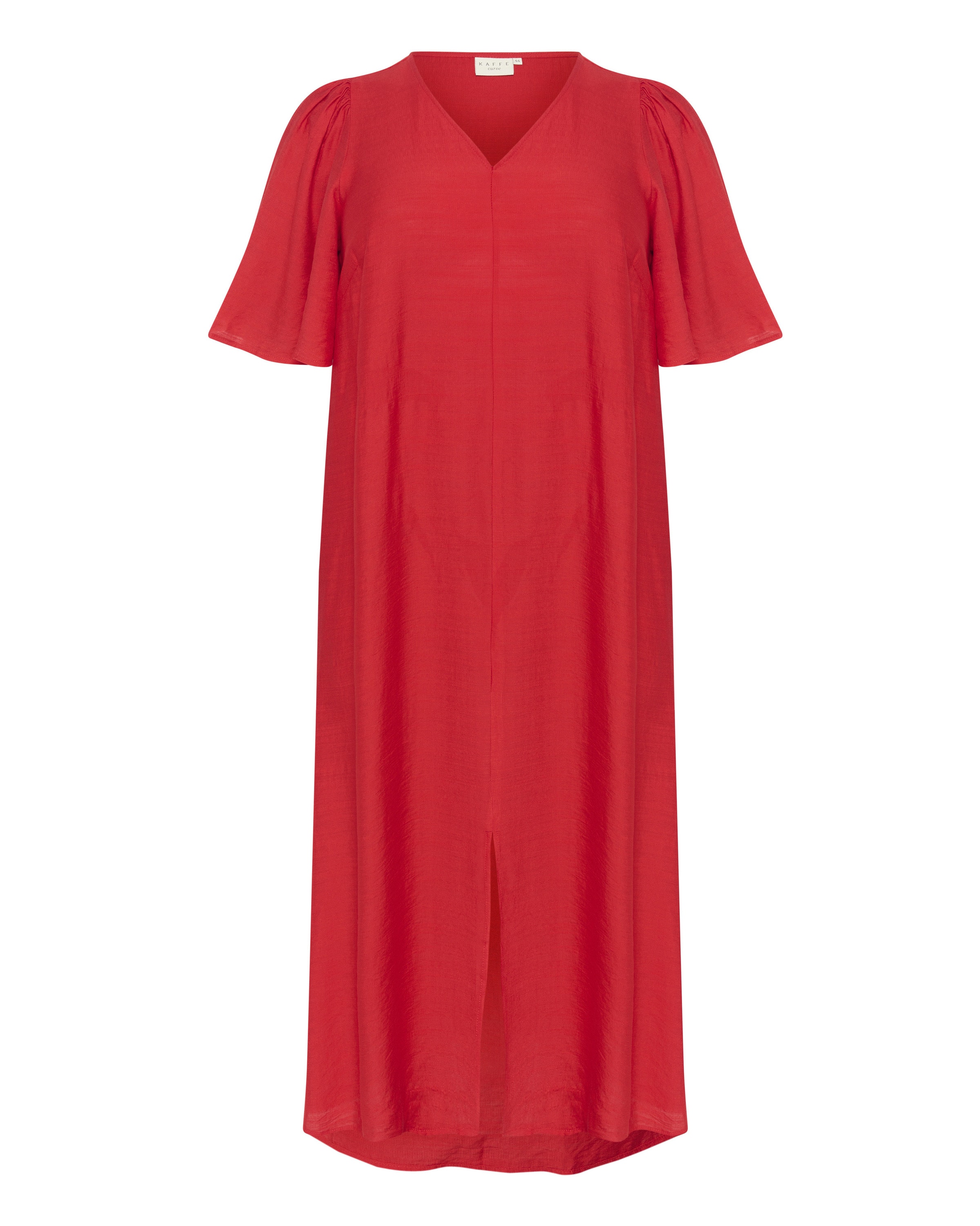 KAFFE CURVE Kleit 'Tera', värv punane: eest vaates