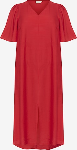 raudona KAFFE CURVE Suknelė 'Tera': priekis