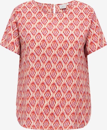 ONLY Carmakoma Pusero 'CARVICA' värissä punainen: etupuoli