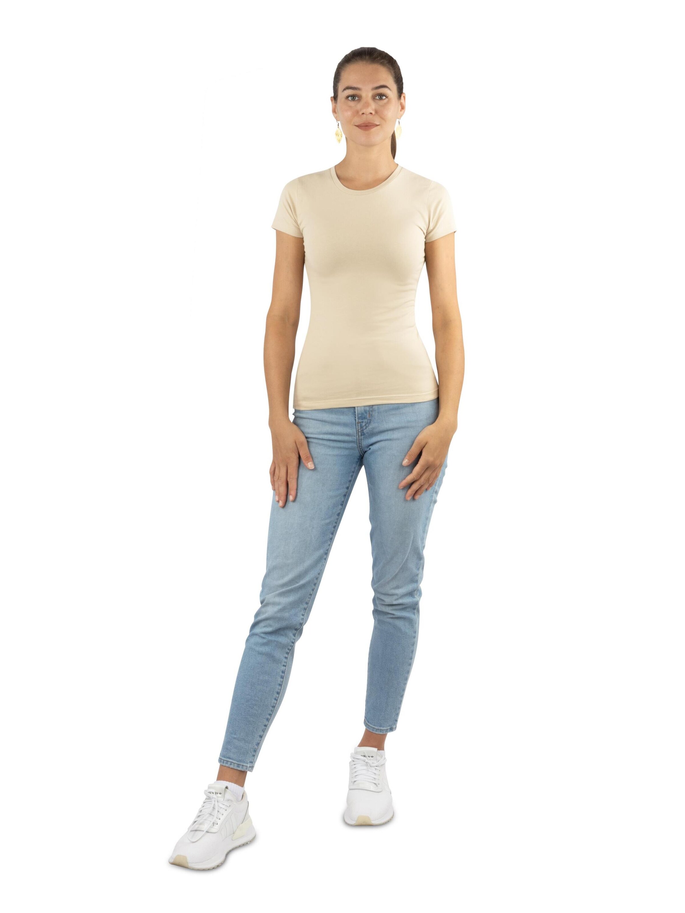 Janice Shirt 'Nice' in Beige