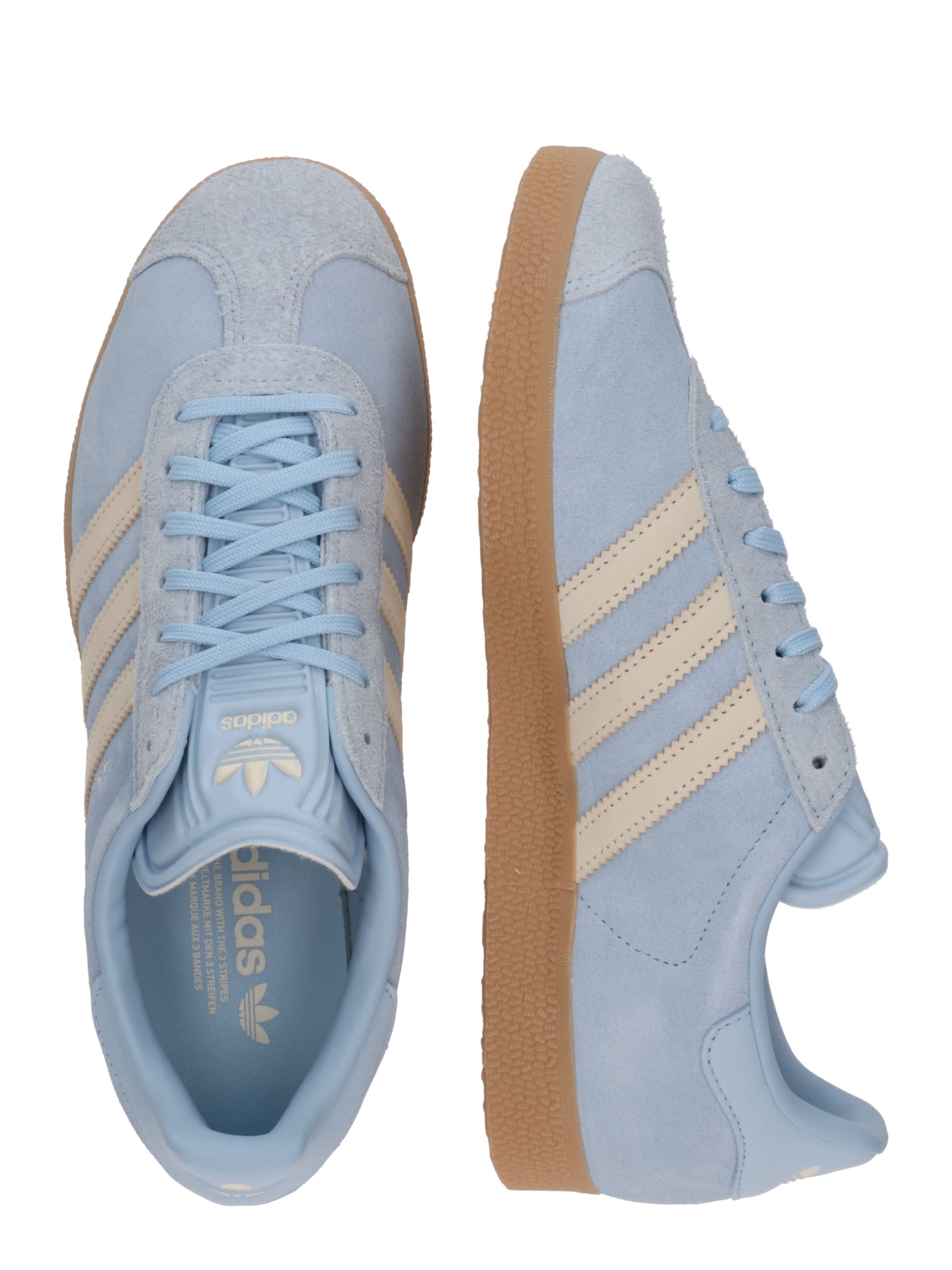 ADIDAS ORIGINALS Låg sneaker 'GAZELLE' i blå