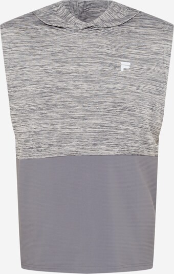 FILA Функционална тениска в сиво / сив меланж, Преглед на продукта