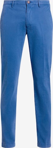 Boggi Milano Slimfit Broek in Blauw: voorkant