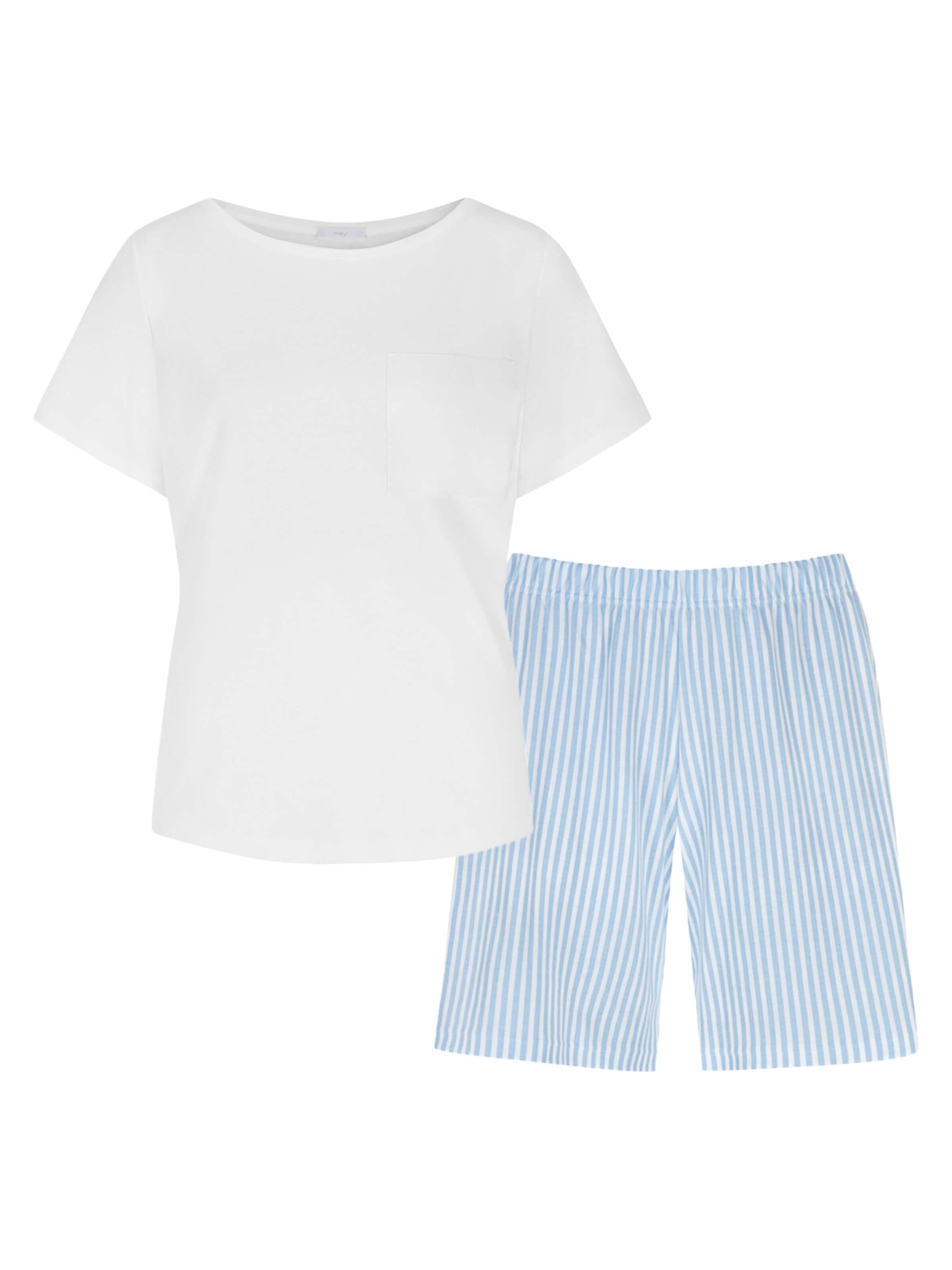 Mey Pyjama 'Night2Day'‌‌‌‌‌‌‌‌‌‌ in Blau: Vorderseite