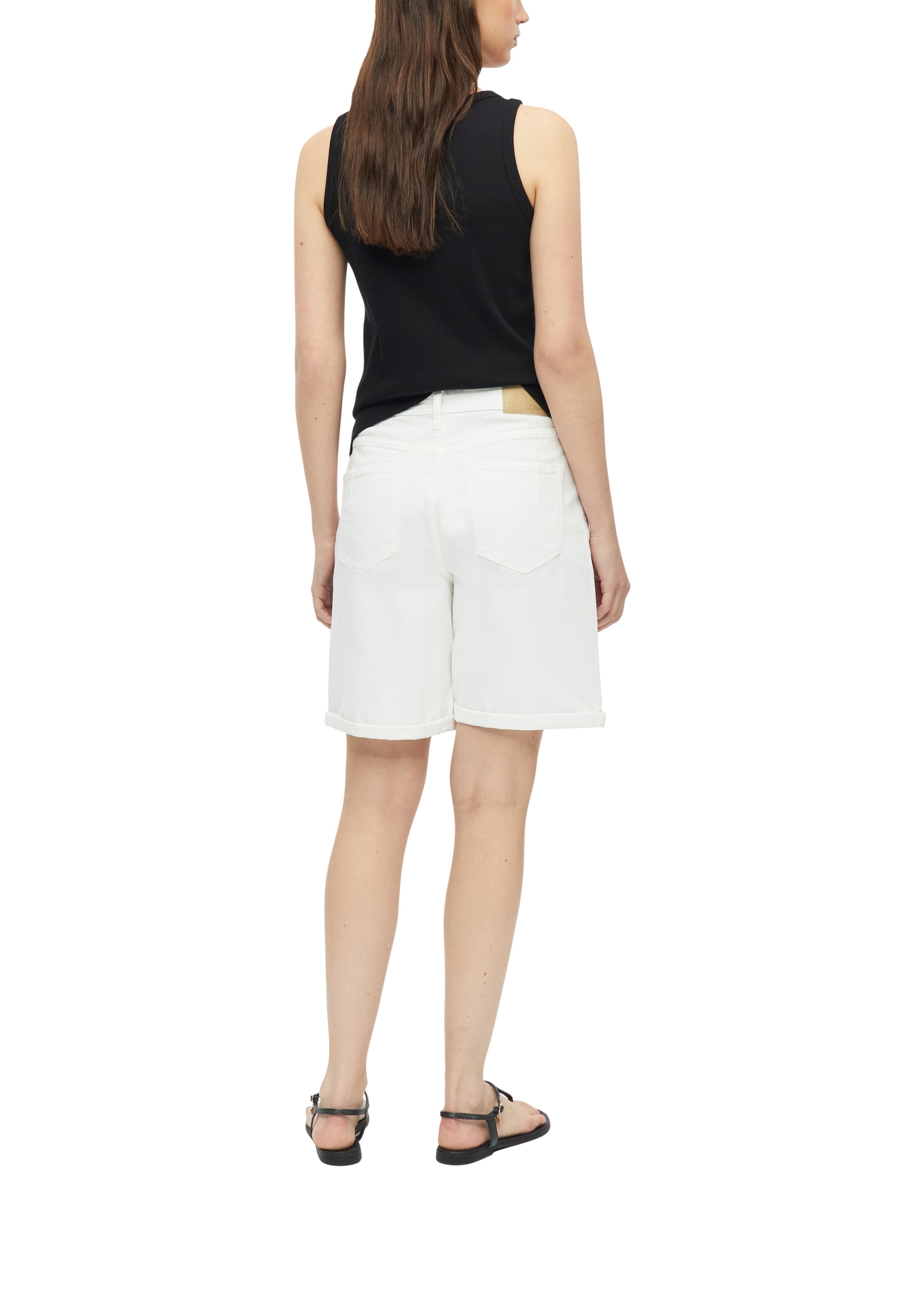 Loosefit Jean 'Suri' s.Oliver en blanc