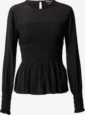 Whistles - Blusa 'ROSANNA' en negro: frente