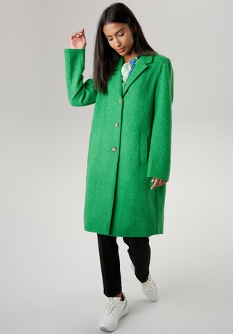 Aniston SELECTED Between-Seasons Coat in Green: front