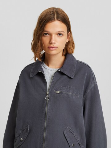 Bershka Between-Season Jacket in Blue