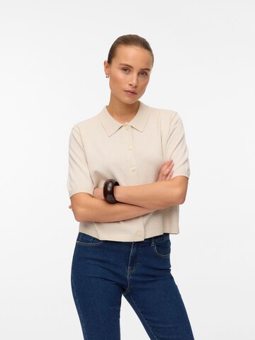 VERO MODA Pullover 'VMHappyshine' i hvid: forside