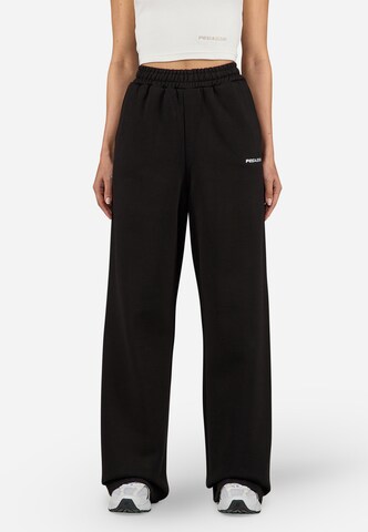 Pegador Wide Leg Hose 'Anni' in Schwarz: Vorderseite