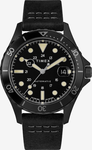 TIMEX Analog Watch 'Navi Military' in Black: front