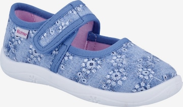 Richter Schuhe Slippers in Blue: front
