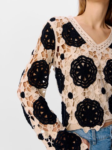 OBJECT Sweater 'OBJElena' in Beige