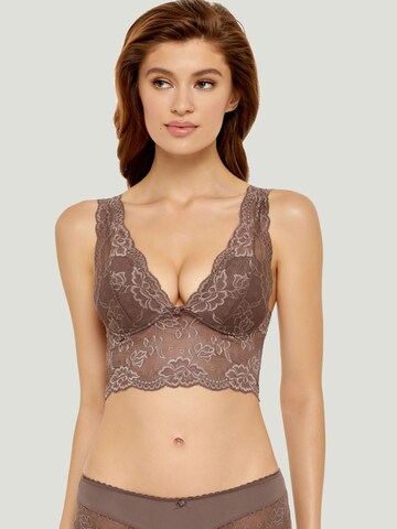 Bustier Soutien-gorge Marc & André en marron : devant