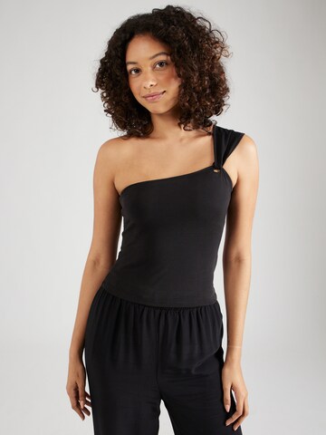 MYLAVIE by Sarah Harrison Top in Black: front