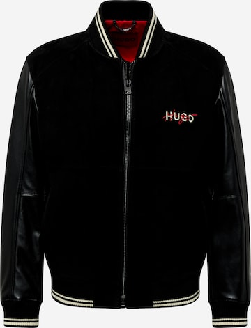 HUGO Red Přechodná bunda 'Laars' – černá: přední strana