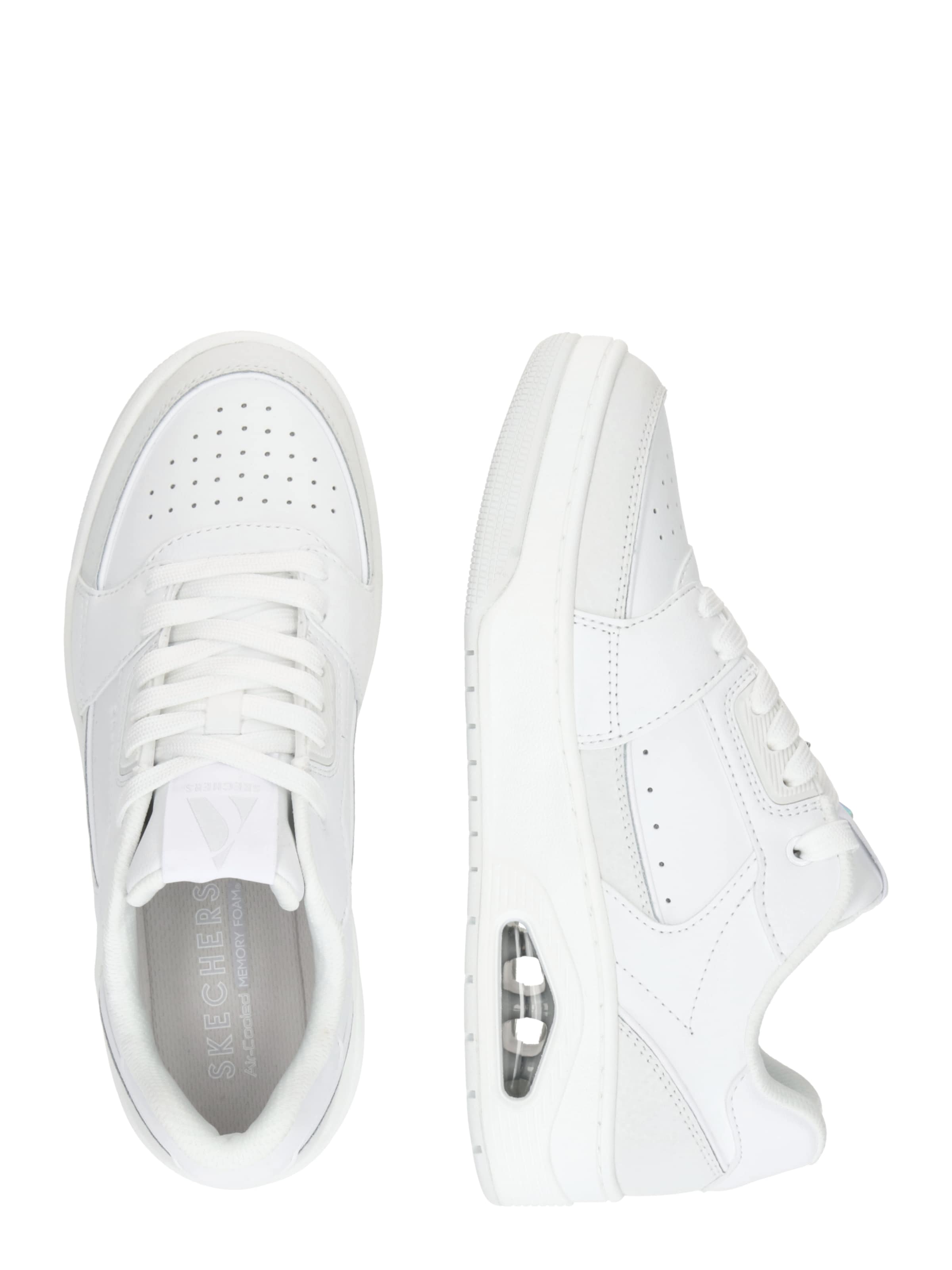 SKECHERS Ниски маратонки 'UNO COURT' в бяло