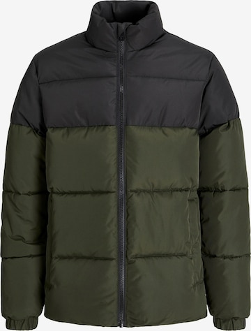 Jack & Jones Junior Between-Season Jacket in Green: front