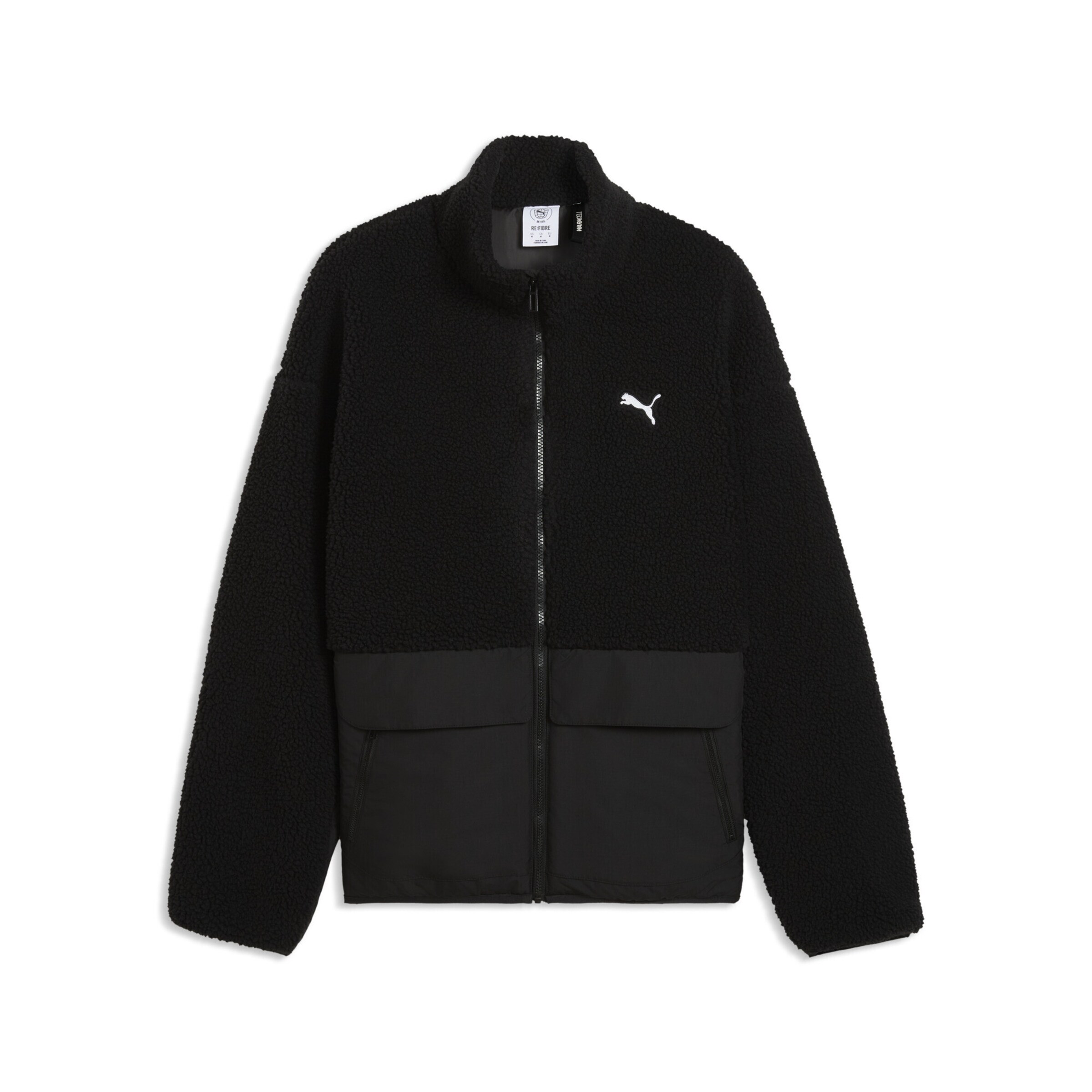 PUMA Sportjacke 'Hybrid Re:Fibre' in XXS in schwarz, Produktansicht