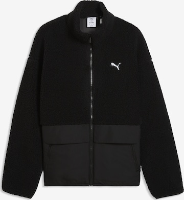 PUMA Sportjacke 'Hybrid Re:Fibre' in Schwarz: Vorderseite