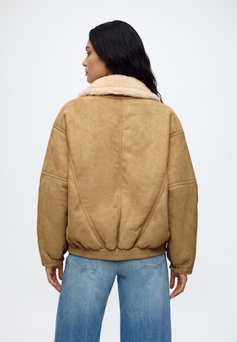TOPSHOP Přechodná bunda – hnědá