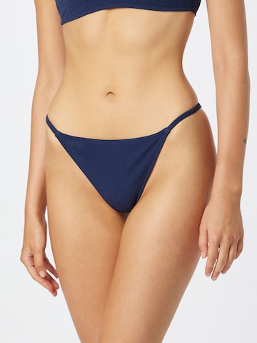 Calvin Klein Swimwear Bikini Bottoms 'Cheeky' in Blue: front