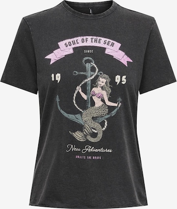 ONLY Koszulka 'ONLLUCY' w kolorze czarny: przód