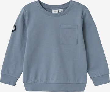 NAME IT - Sweatshirt 'VIMONO' em azul: frente