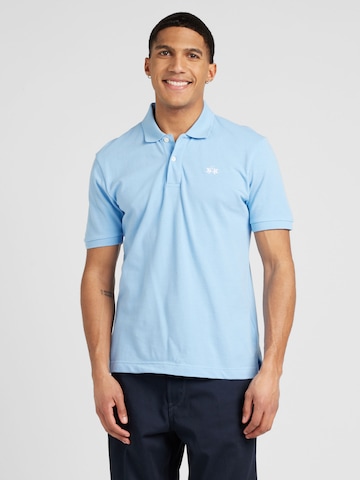 La Martina - Camiseta en azul: frente
