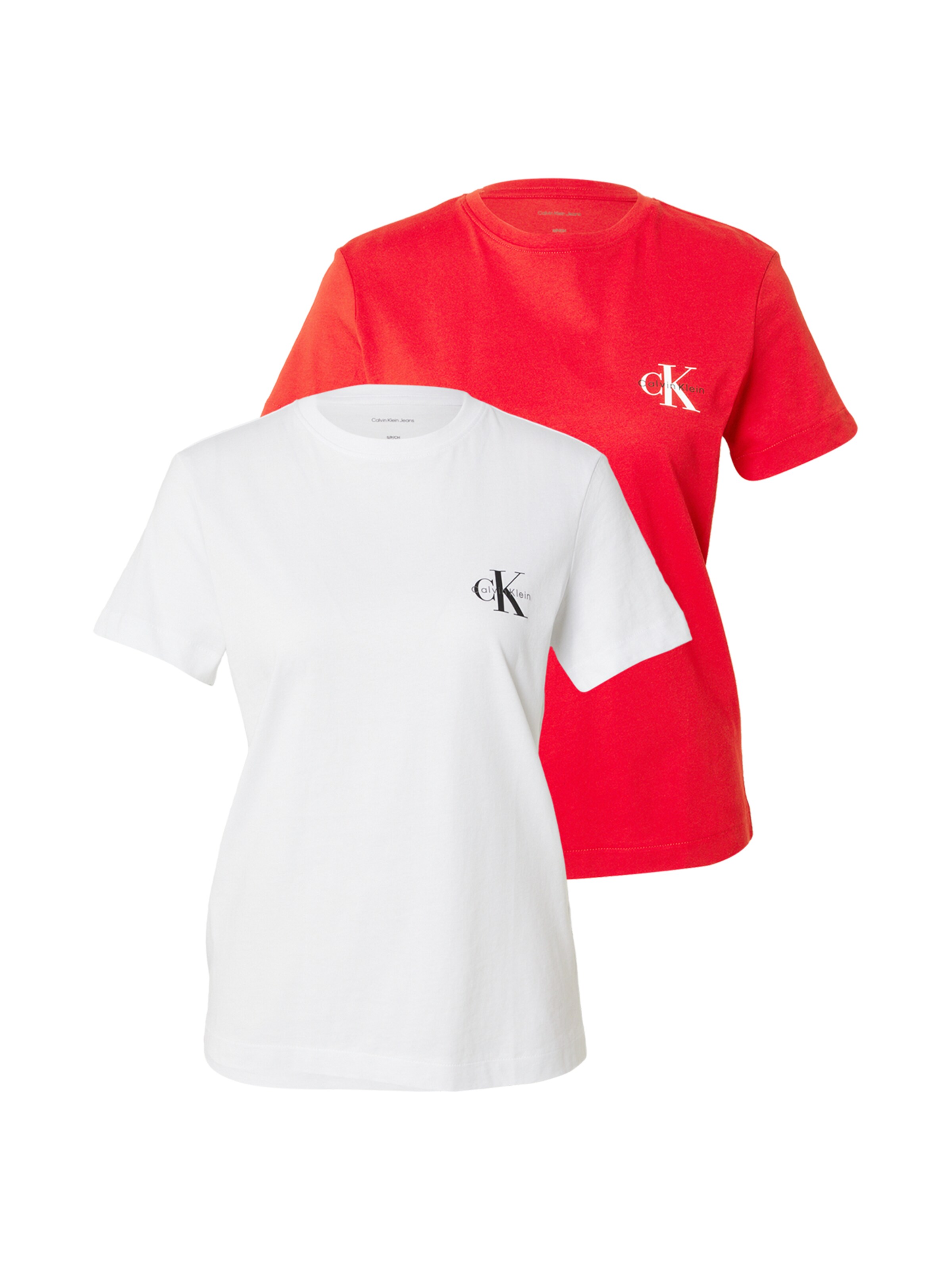 Calvin Klein JeansMajica - crvena boja: prednji dio