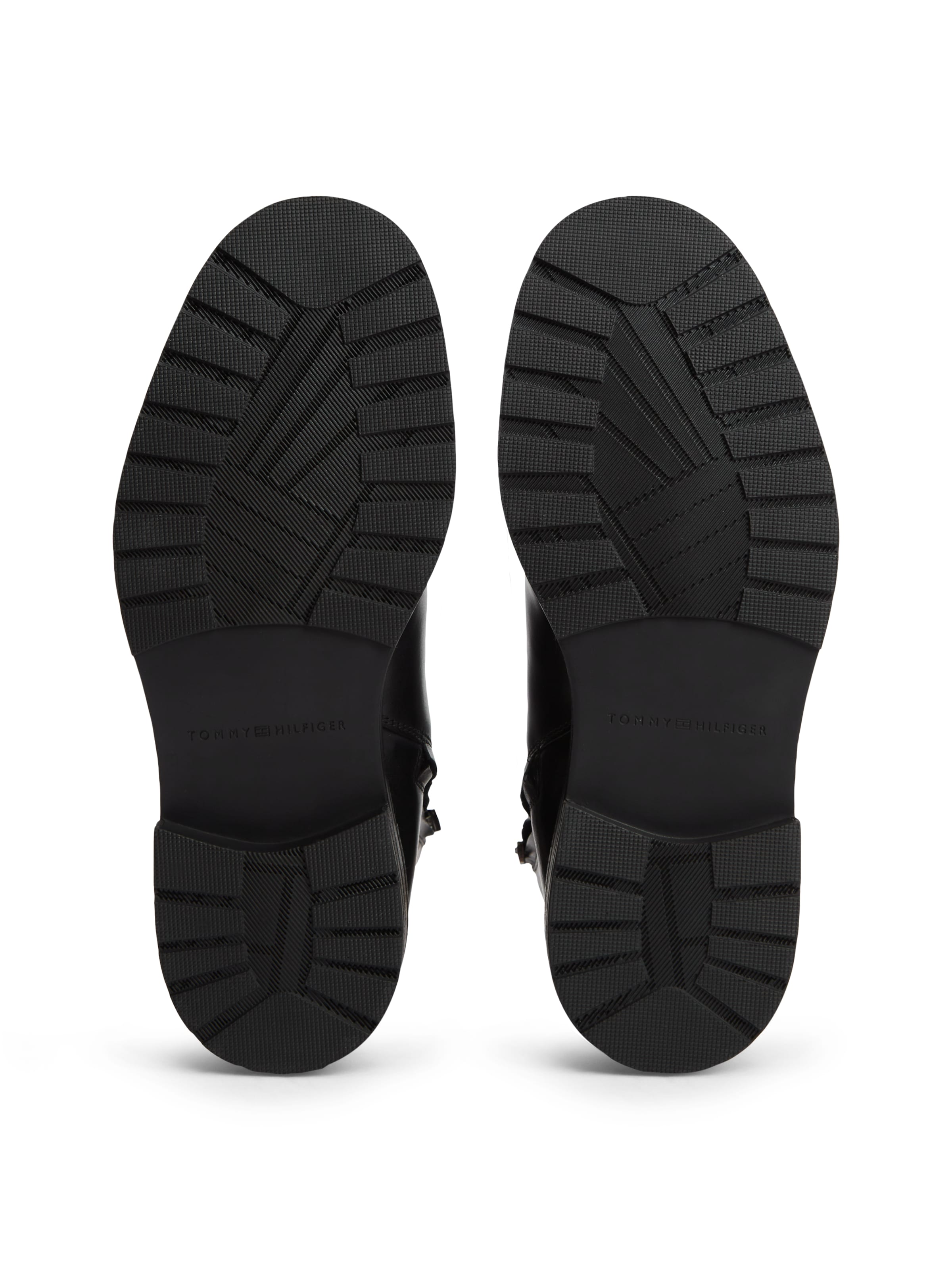 TOMMY HILFIGER Schnürboots in Schwarz